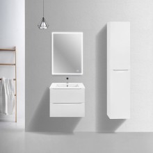 Тумба под раковину Vincea Mia Slim 60 VMC-2MC600S1GW подвесная G.White