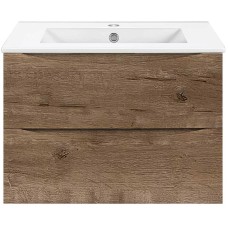 Тумба под раковину Vincea Mia Slim 60 VMC-2MC600S1VO подвесная V.Oak