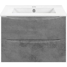 Тумба под раковину Vincea Mia Slim 70 VMC-2MC700S1BT подвесная Beton