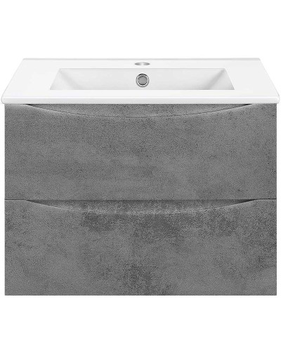 Тумба под раковину Vincea Mia Slim 70 VMC-2MC700S1BT подвесная Beton