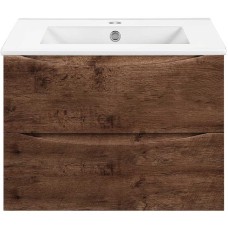 Тумба под раковину Vincea Mia Slim 70 VMC-2MC700S1RW подвесная R.Wood