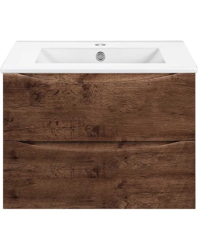 Тумба под раковину Vincea Mia Slim 70 VMC-2MC700S1RW подвесная R.Wood