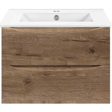 Тумба под раковину Vincea Mia Slim 70 VMC-2MC700S1VO подвесная V.Oak