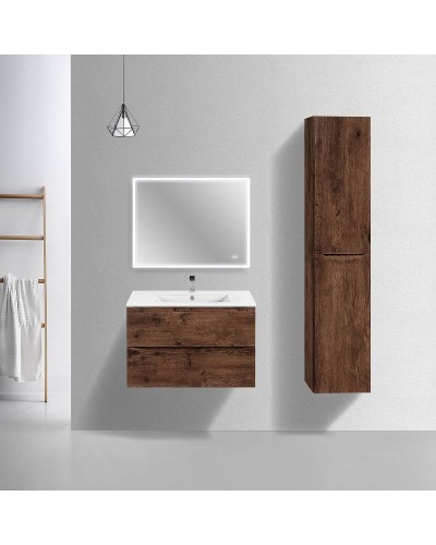 Тумба под раковину Vincea Mia Slim 80 VMC-2MC800S1RW подвесная R.Wood