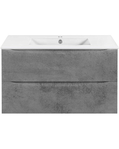 Тумба под раковину Vincea Mia Slim 90 VMC-2MC900S1BT подвесная Beton