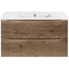 Тумба под раковину Vincea Mia Slim 90 VMC-2MC900S1VO подвесная V.Oak