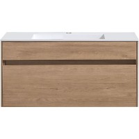 Тумба под раковину Vincea Chiara 100 VMC-2C100NO подвесная N.Oak