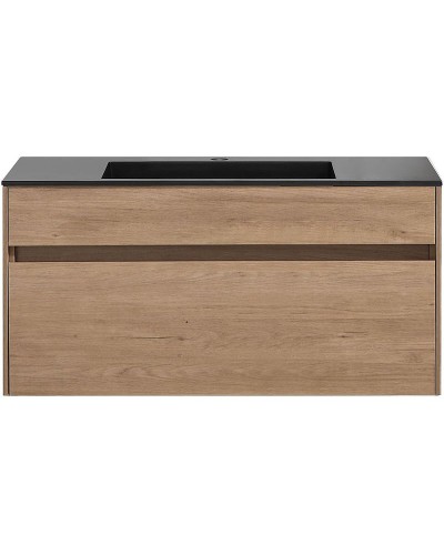 Тумба под раковину Vincea Chiara 100 VMC-2C100NO подвесная N.Oak