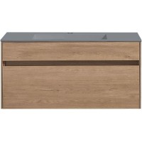 Тумба под раковину Vincea Chiara 100 VMC-2C100NO подвесная N.Oak