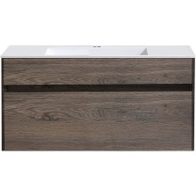 Тумба под раковину Vincea Chiara 100 VMC-2C100RO подвесная R.Oak