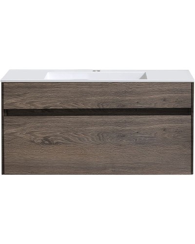 Тумба под раковину Vincea Chiara 100 VMC-2C100RO подвесная R.Oak