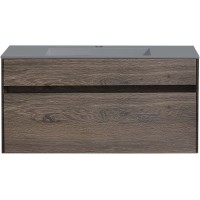 Тумба под раковину Vincea Chiara 100 VMC-2C100RO подвесная R.Oak