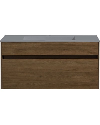 Тумба под раковину Vincea Chiara 100 VMC-2C100TO подвесная T.Oak