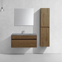 Тумба под раковину Vincea Chiara 100 VMC-2C100TO подвесная T.Oak