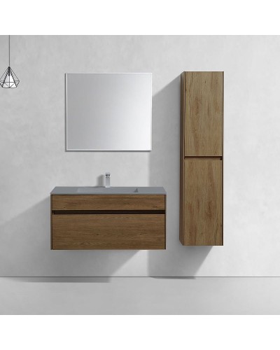 Тумба под раковину Vincea Chiara 100 VMC-2C100TO подвесная T.Oak