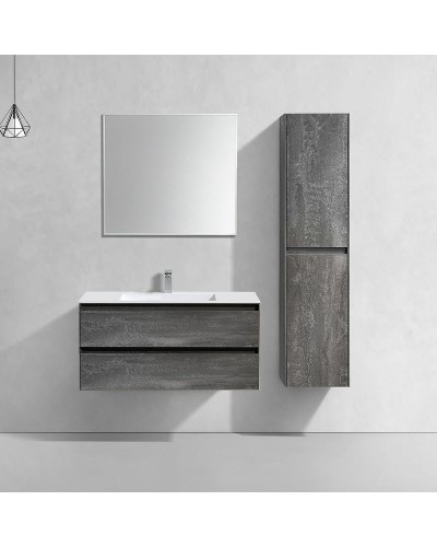 Тумба под раковину Vincea Luka 100 VMC-2L100GS подвесная G.Stone