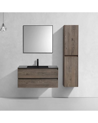 Тумба под раковину Vincea Luka 100 VMC-2L100RO подвесная R.Oak