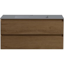 Тумба под раковину Vincea Luka 100 VMC-2L100TO подвесная T.Oak