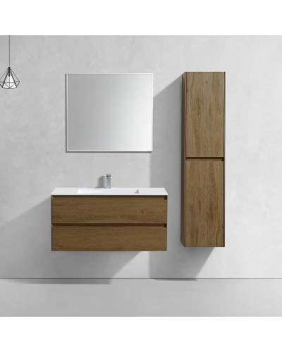 Тумба под раковину Vincea Luka 100 VMC-2L100TO подвесная T.Oak