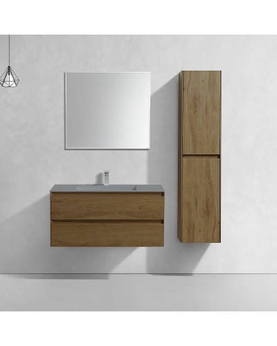 Тумба под раковину Vincea Luka 100 VMC-2L100TO подвесная T.Oak