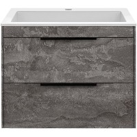 Тумба под раковину Vincea Chiara 2D 60 VMC-2C2600GS подвесная G.Stone