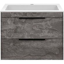 Тумба под раковину Vincea Chiara 2D 60 VMC-2C2600GS подвесная G.Stone