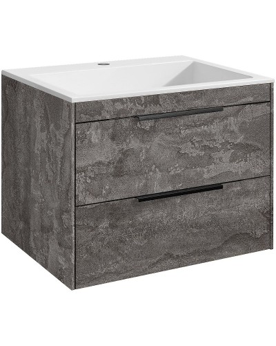 Тумба под раковину Vincea Chiara 2D 60 VMC-2C2600GS подвесная G.Stone