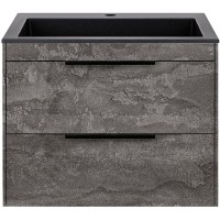 Тумба под раковину Vincea Chiara 2D 60 VMC-2C2600GS подвесная G.Stone