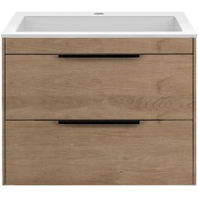 Тумба под раковину Vincea Chiara 2D 60 VMC-2C2600NO подвесная N.Oak