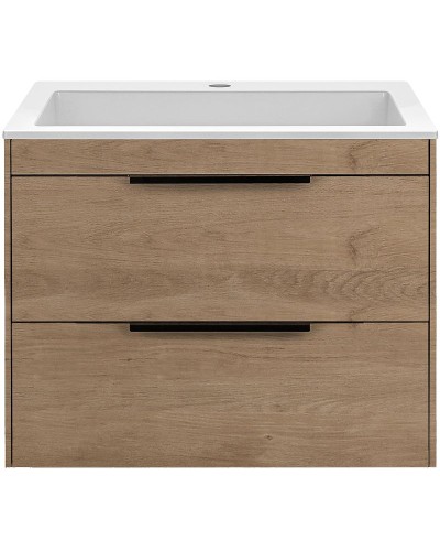 Тумба под раковину Vincea Chiara 2D 60 VMC-2C2600NO подвесная N.Oak