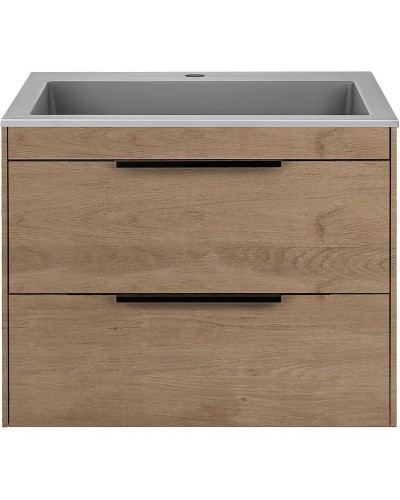 Тумба под раковину Vincea Chiara 2D 60 VMC-2C2600NO подвесная N.Oak