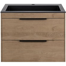 Тумба под раковину Vincea Chiara 2D 60 VMC-2C2600NO подвесная N.Oak