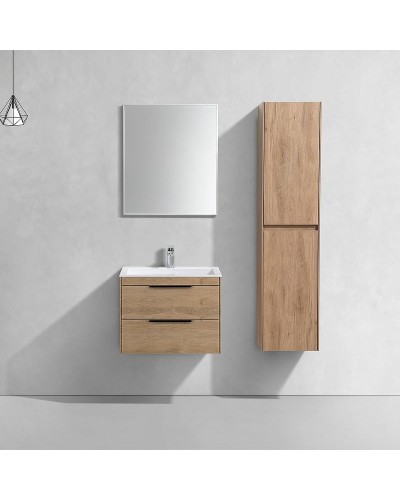 Тумба под раковину Vincea Chiara 2D 60 VMC-2C2600NO подвесная N.Oak