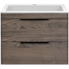 Тумба под раковину Vincea Chiara 2D 60 VMC-2C2600RO подвесная R.Oak