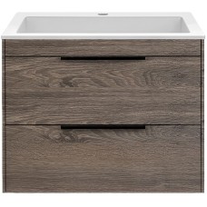 Тумба под раковину Vincea Chiara 2D 60 VMC-2C2600RO подвесная R.Oak