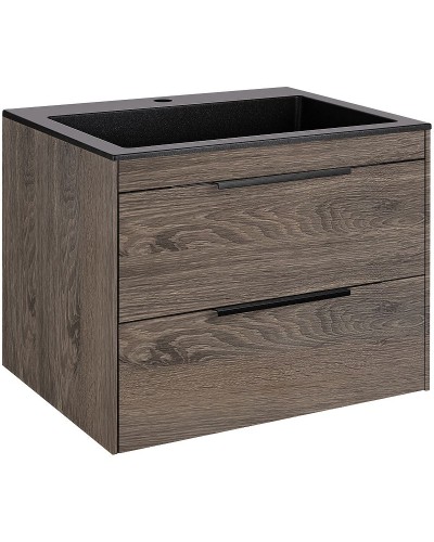 Тумба под раковину Vincea Chiara 2D 60 VMC-2C2600RO подвесная R.Oak