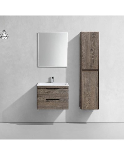 Тумба под раковину Vincea Chiara 2D 60 VMC-2C2600RO подвесная R.Oak