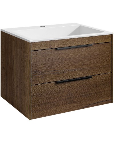 Тумба под раковину Vincea Chiara 2D 60 VMC-2C2600TO подвесная T.Oak
