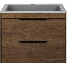 Тумба под раковину Vincea Chiara 2D 60 VMC-2C2600TO подвесная T.Oak