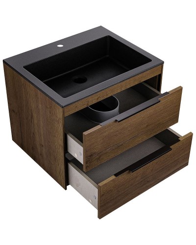 Тумба под раковину Vincea Chiara 2D 60 VMC-2C2600TO подвесная T.Oak