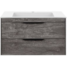 Тумба под раковину Vincea Chiara 2D 80 VMC-2C2800GS подвесная G.Stone