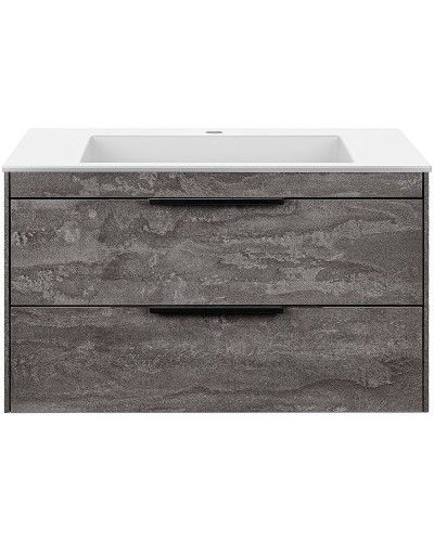 Тумба под раковину Vincea Chiara 2D 80 VMC-2C2800GS подвесная G.Stone