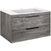 Тумба под раковину Vincea Chiara 2D 80 VMC-2C2800GS подвесная G.Stone