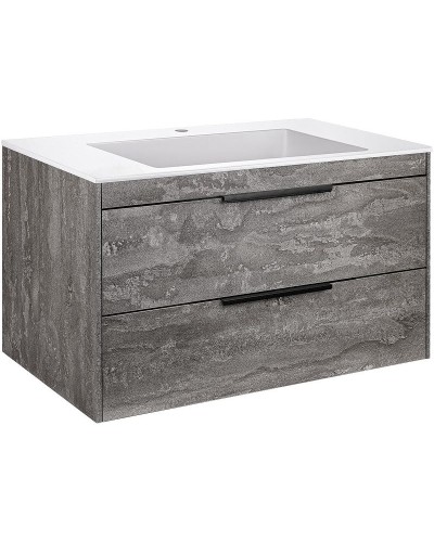 Тумба под раковину Vincea Chiara 2D 80 VMC-2C2800GS подвесная G.Stone