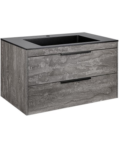 Тумба под раковину Vincea Chiara 2D 80 VMC-2C2800GS подвесная G.Stone