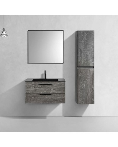 Тумба под раковину Vincea Chiara 2D 80 VMC-2C2800GS подвесная G.Stone