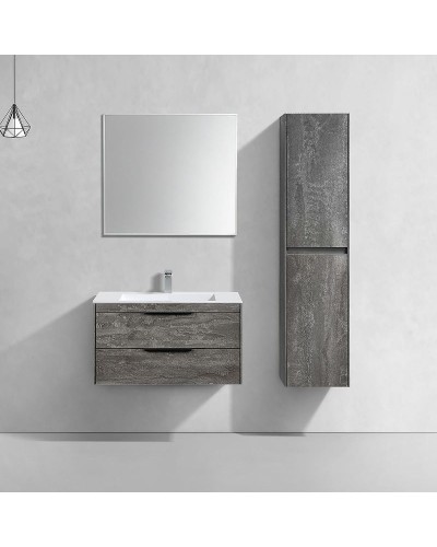 Тумба под раковину Vincea Chiara 2D 80 VMC-2C2800GS подвесная G.Stone