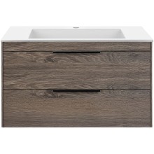 Тумба под раковину Vincea Chiara 2D 80 VMC-2C2800RO подвесная R.Oak