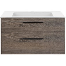 Тумба под раковину Vincea Chiara 2D 80 VMC-2C2800RO подвесная R.Oak