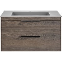 Тумба под раковину Vincea Chiara 2D 80 VMC-2C2800RO подвесная R.Oak